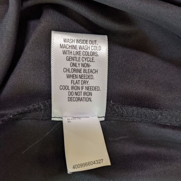 Apt. 9 Sheer black top with rhinestones V neckline XL Christmas sheer dressy - Picture 5 of 8